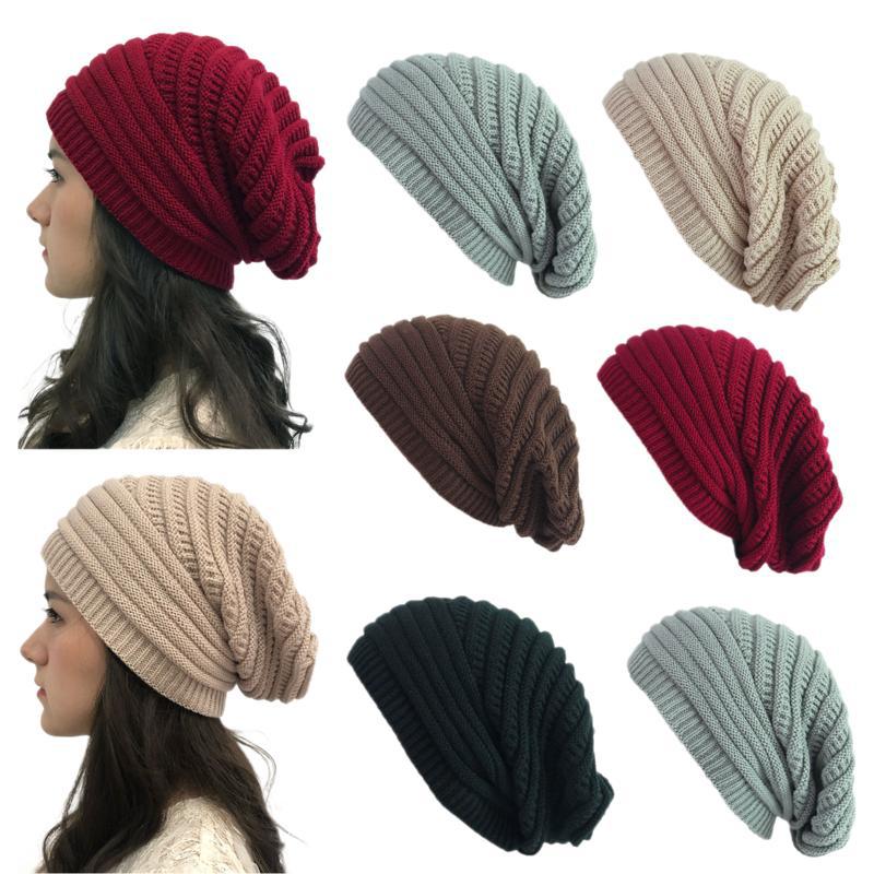 Hot-Selling European American Autumn Winter Beanies Versatile Pullover Hats for Outdoor