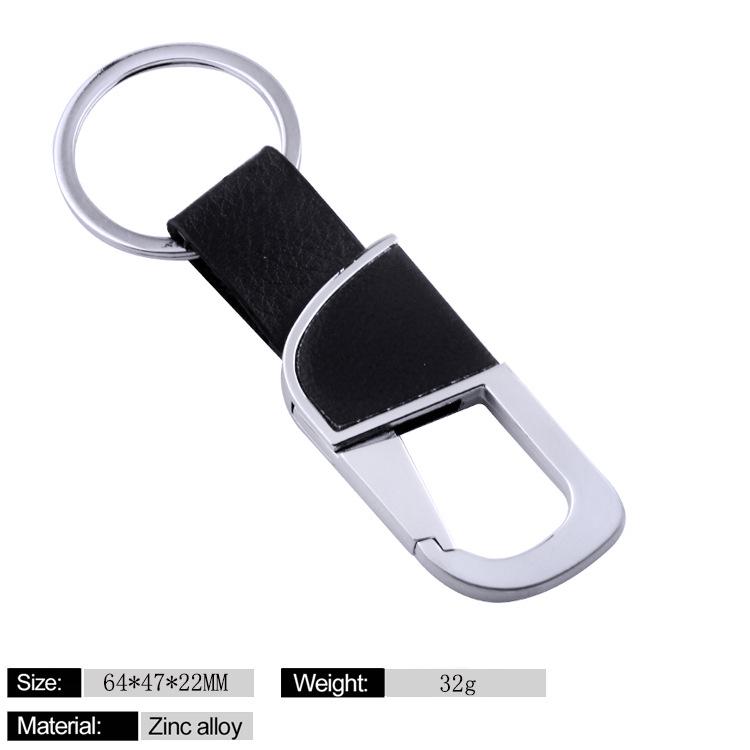 Men s Genuine Leather Car Keychain – Personalized Laser-Engraved Keyring Pendant