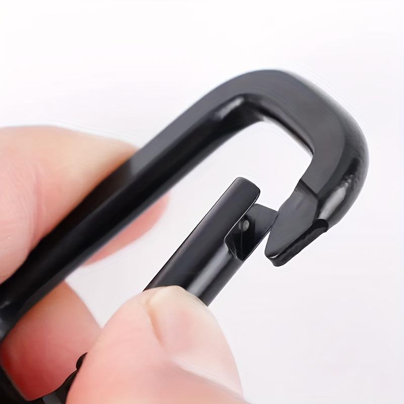 1pc Square Rings with Outdoor Spring Multifunctional, Spring Hooks, Clips, Keychains, Outdoor Backpack Pendants, And Camping Tools