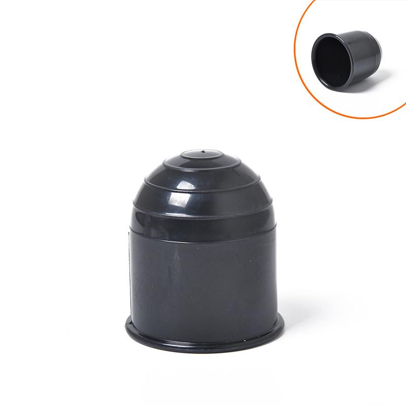 Universal 50MM Trailer Accessories Black Trailer Ball Cover Car Tow Bar Cap Black Durable Caravan Trailer Protection Car Styling