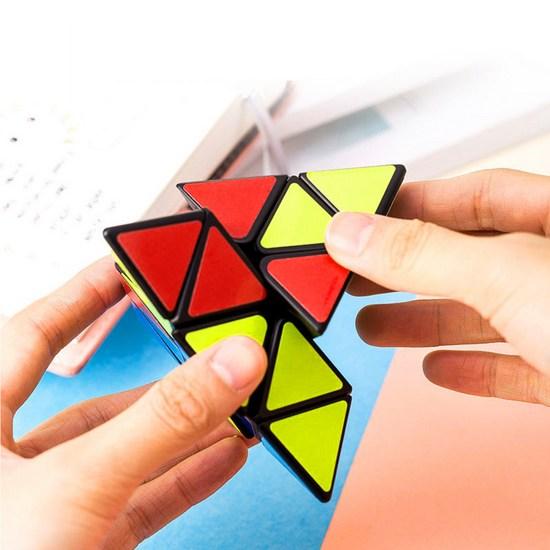 1+1 Pyraminx Cube Set Pyramid Triangle Magic Cube Special Block Expert Triangle Twist Puzzle Block, populære koreanske puslespill