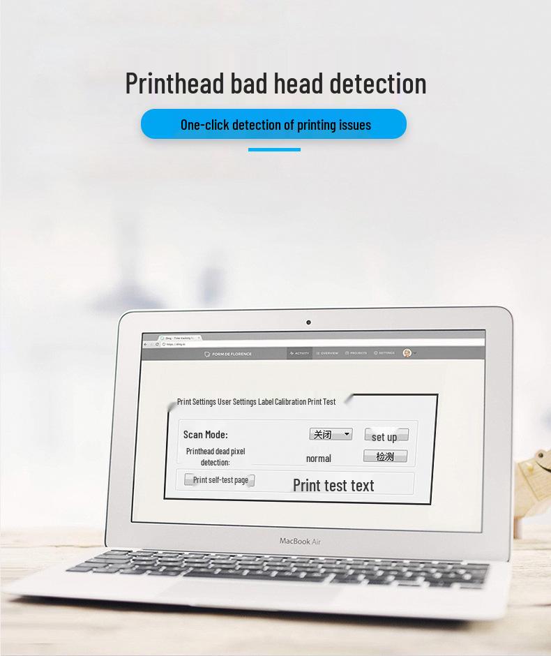 Youku TDL402 Bluetooth Thermal Label Printer for Self-Adhesive Labels and Waybills