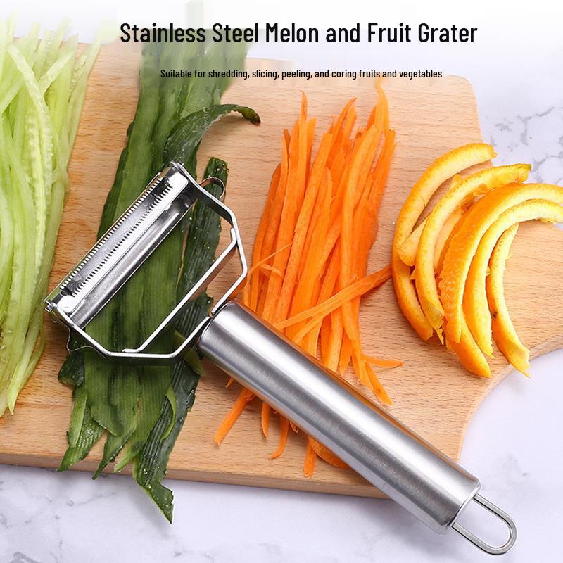Multi-functional Stainless Steel Dual Peeler & Grater Kitchen Tool Bag Packaging