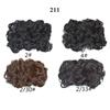 Chignon Updo Elastic Drawstring Hair Bun Pad In Black Brown Colors Straight Curly Hairpieces for Women Ladies