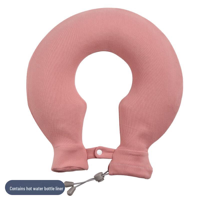 

U-shaped Plush Hot Water Bottle for Neck Relief
