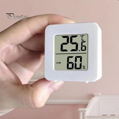 Kabelloses Thermometer-Hygrometer für den Innenbereich, hochpräzise, kompakte Größe, tragbar, batteriebetrieben, leicht abzulesender Temperaturmonitor