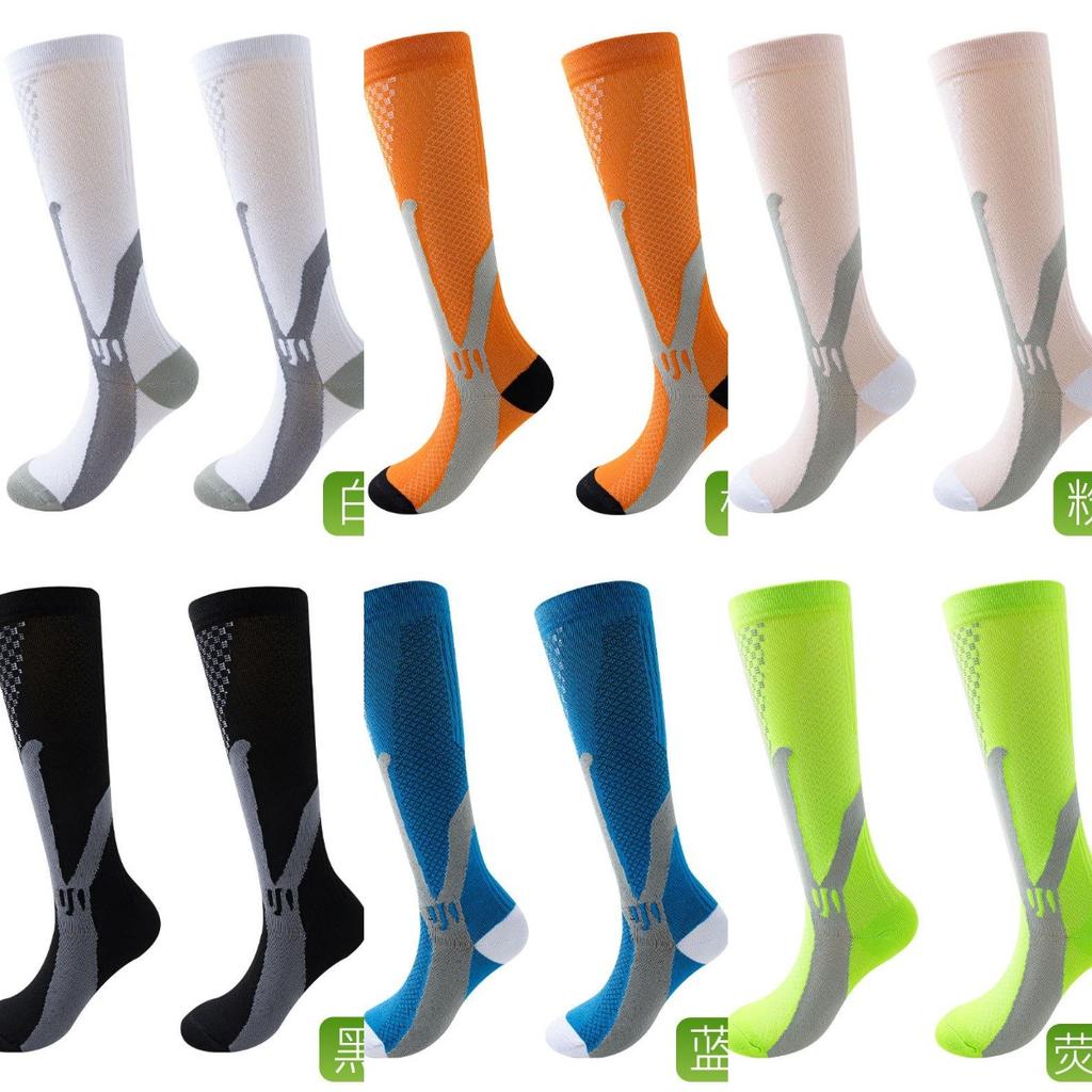 Compression Socks for Men and Women Athletic Running Fitness Calf Support Socks Breathable Durable Material for Sports Recovery and Daily Wear