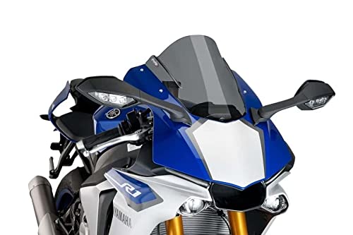 

Puig 7648F RACING SCREEN YAMAHA Puig Screen Cowl Motorcycle Bike Parts [DARK SMOKE] YZF-R1 (15-)