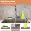 Kitchen Sink Splash Guard, Faucet Handle Drip Catcher Mat, Draining Mat behind Faucet, Water