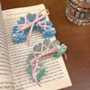 Acrylic Butterfly Knot Hair Clip with Ribbon Tie Stylish and Elegant Hair Pins Headwear Accessory for Women and Girls