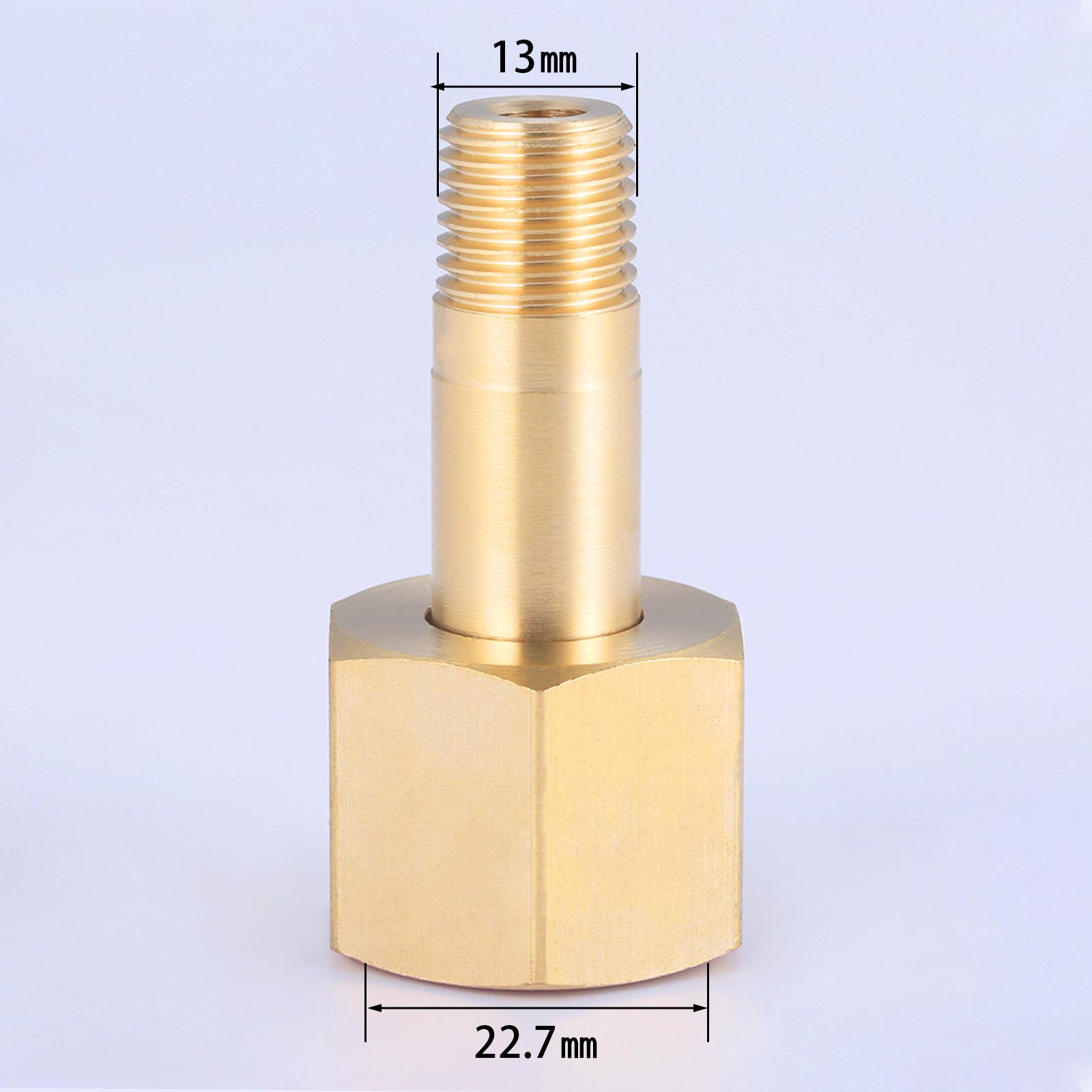 

G5/8 To M14*1.5 Oxygen Cylinder Pressure Reducing Valve Interface G5/8 To NPT 1/2 Connector Pressure Regulating Valve Adapter