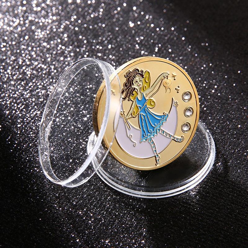 Tooth Fairy Gold Plated Commemorative Coin Creative Kids Tooth Change Gifts Physical Metal Crypto Commemorative Coin Souvenirs