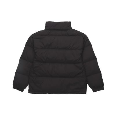 Jachete cu puf Bărbați Negre Cu glugă Jachetă puffer moderată 596548-01