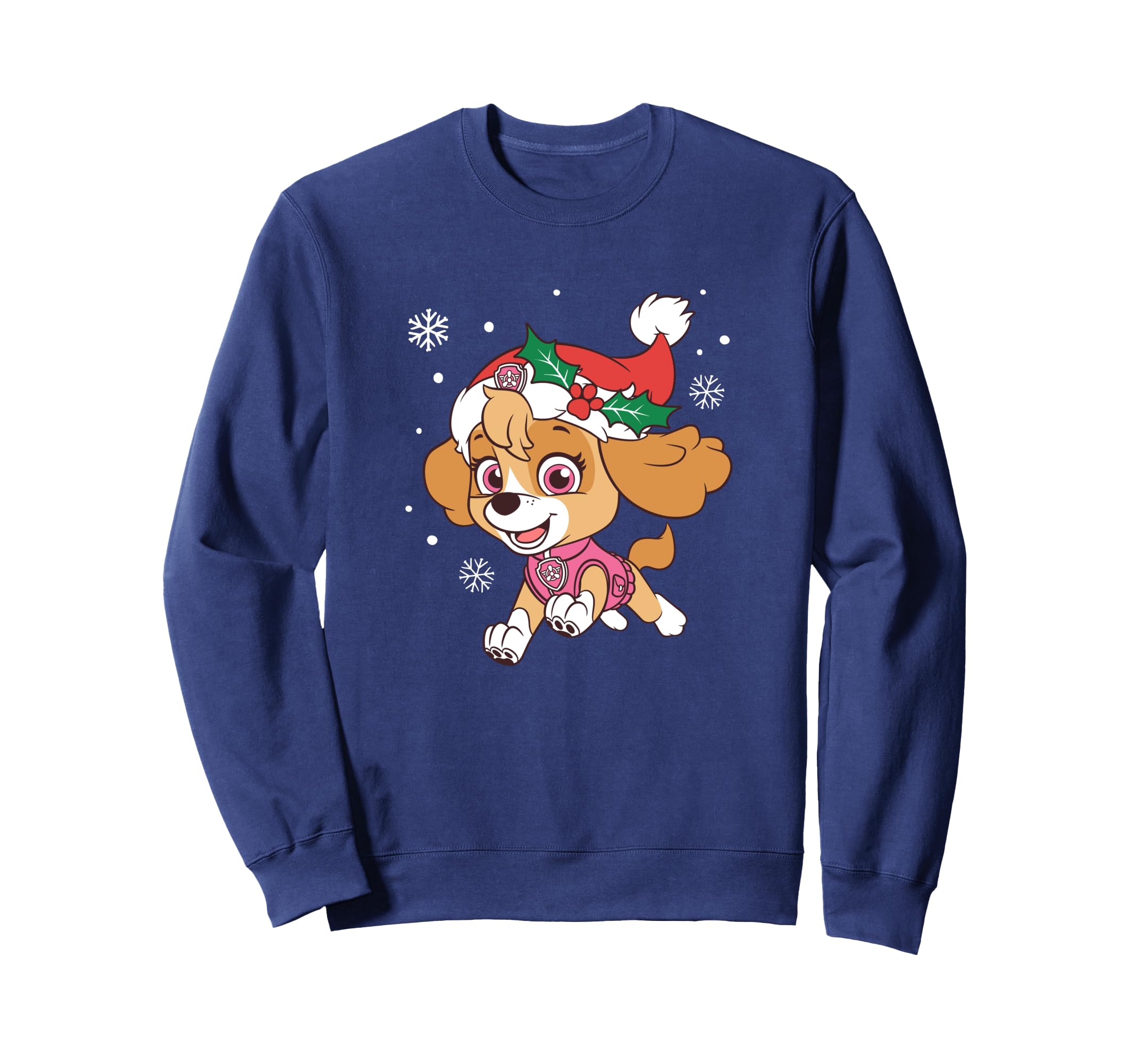 

Paw Patrol Skye Christmas Hat Snowflake Cheer Sweatshirt