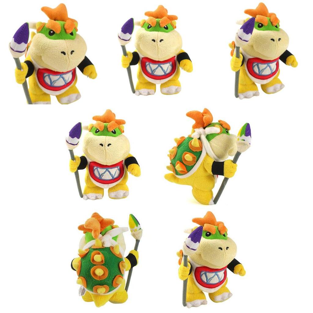Super Mario Standing Baby Bowser Koopa Plush Doll Adorable Stuffed Toy For Kids