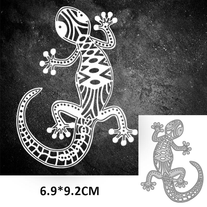 Embossing Patterns Lizard Buy Pdtoweb Gecko Lizard Metal Cutting Dies Stencils For DIY ...