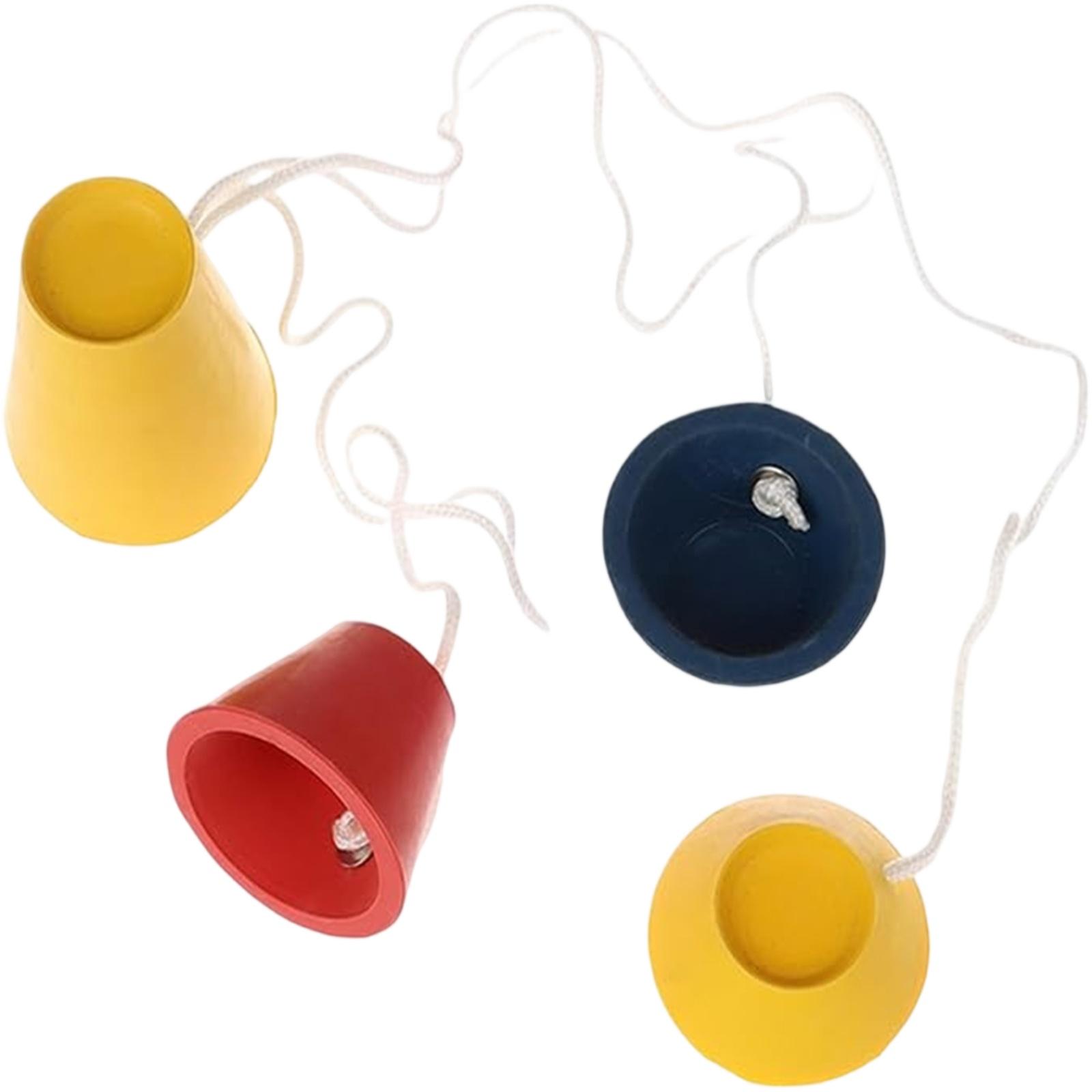 

4-Set Rubber Golf Tees with Creative Shaped Studs, Golf Practice Tee Holder for Driving Range, Training, and Home Golf Practice One Size