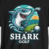 Funny Shark Golf T-Shirt: Novelty Golfing Gift