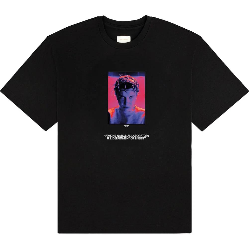 Stranger Things T-Shirt: Hawkins National Laboratory (Black) OFFICIAL NEW M