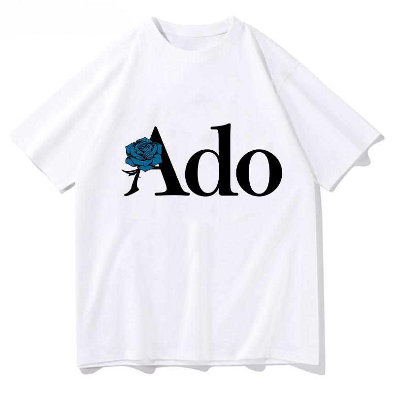 Ado Fans T Shirt Cute Funny Graphic T-shirts Cotton Soft Unisex O-neck Tee Tops Women Men Summer Casual Clothes Streetwear