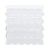 Acrylic Mail Organizer Wavy 5 Compartments Letter Sorter File Holder for Envelope Home Desktop