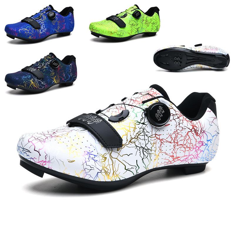 Unisex Lockable Cycling Shoes: Hard Sole for Road & Mountain Biking