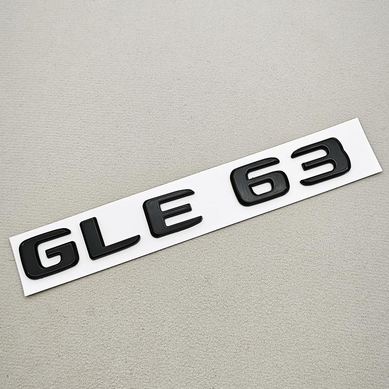 Car Trunk Letters Logo Emblem Badge Decals Sticker For Mercedes Benz AMG GLE Class GLE43 GLE53 GLE63 W166 V167 Auto Accessories