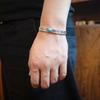 Josilver Native American Silver Bangle (Turquoise) Type.3