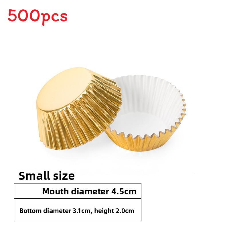Baking Paper Cups Aluminum Foil Thickened Gold Silver For Cake Cupcake Baking Supplies