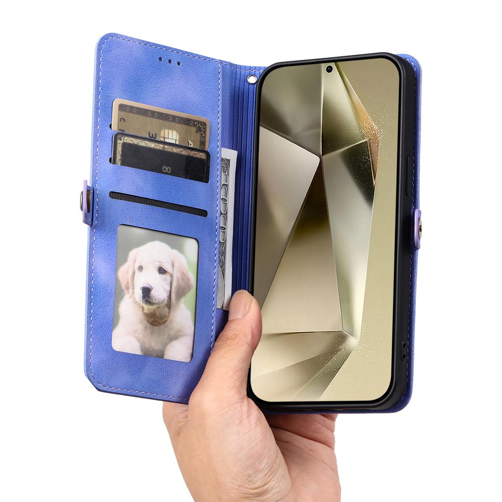 Style 016 For Samsung Galaxy S23 FE Case Skin Feel Totem Imprinted Wallet Leather Phone Cover