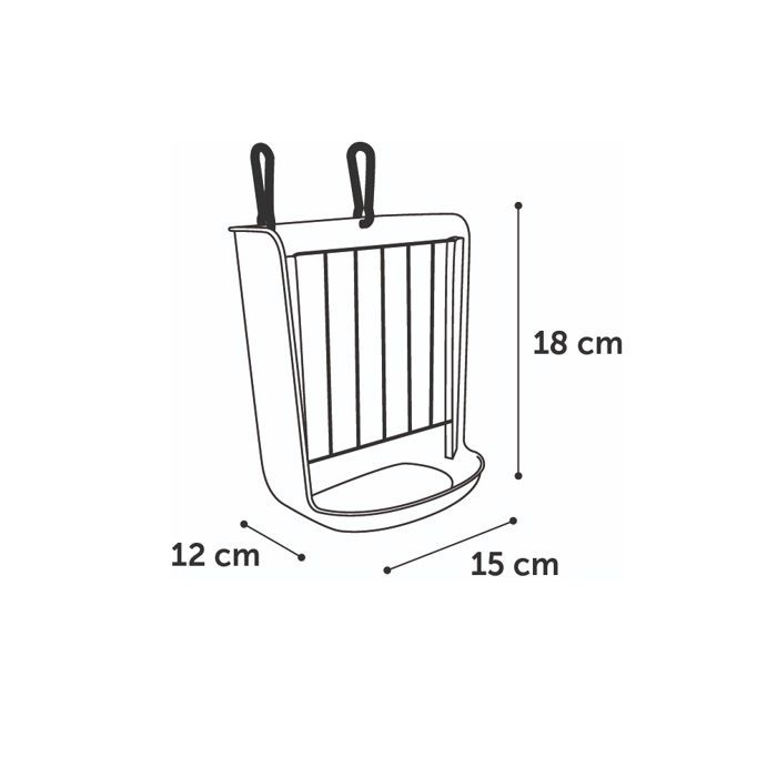 Mangeoire a foin et gamelle pour rongeurs