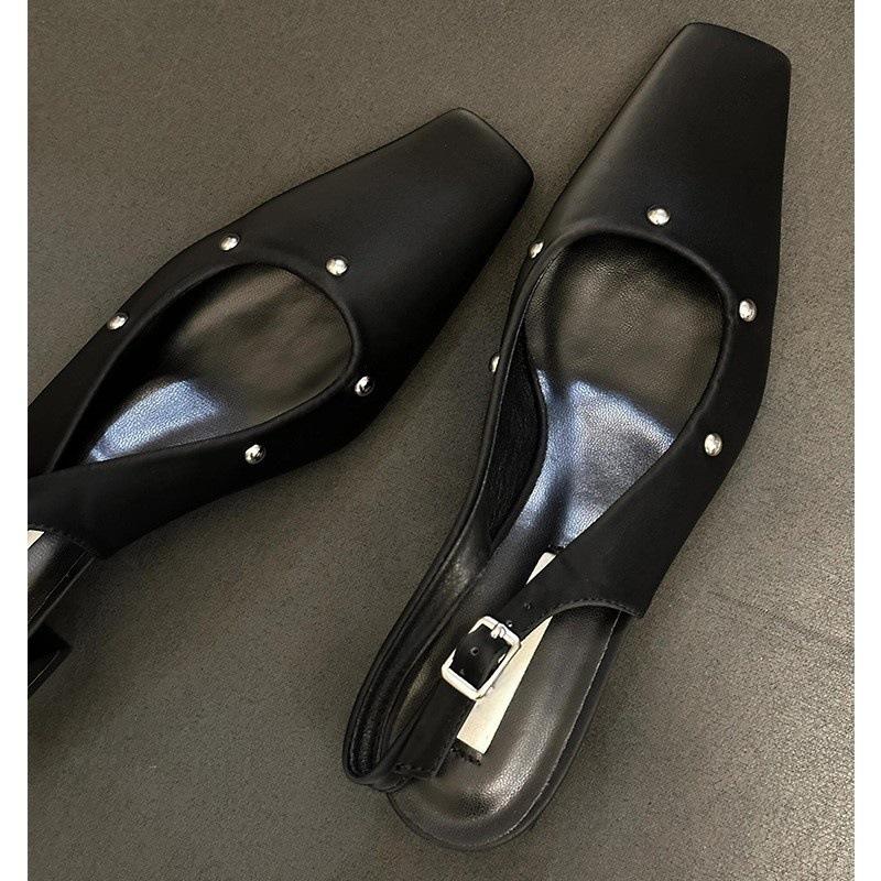 

Удобные сандалии, не утомляющие ноги, с задником, на толстом каблуке, с квадратным носком, черные туфли-лодочки, летняя юбка. 40 чёрный