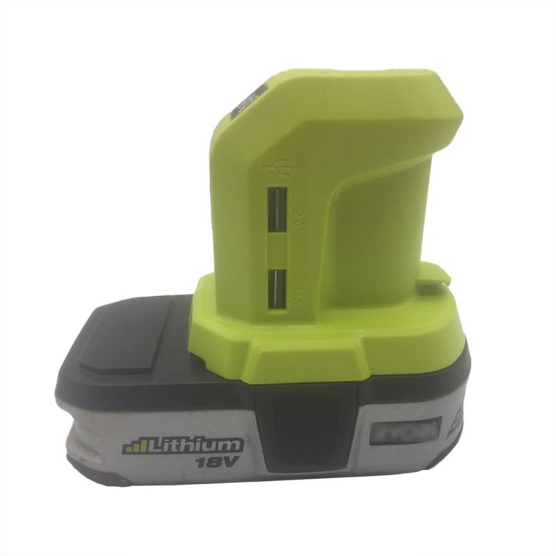 Portable Power Source Li-ion With Lighting Function Dual Usb Output+ Dc Output Compatible For Ryobi