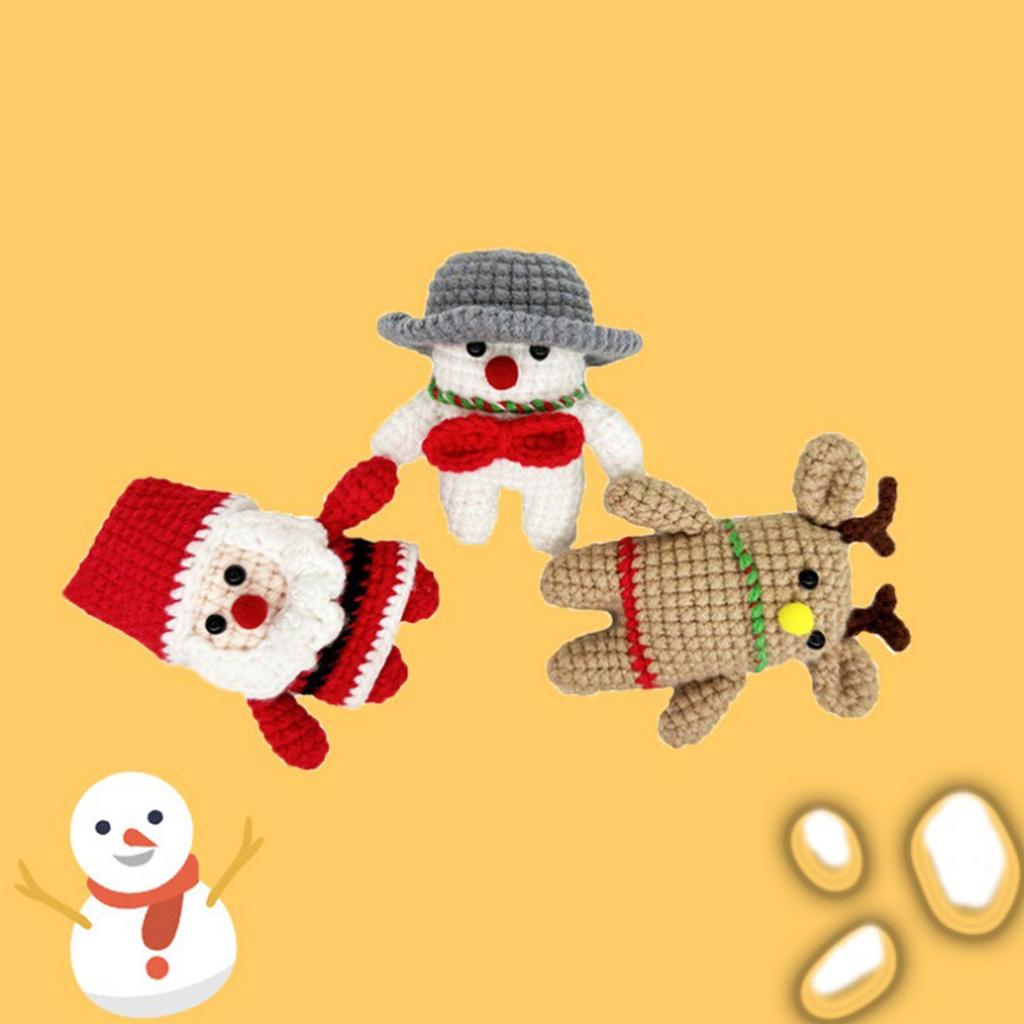 Beginners Crochet Kits, Crochet Christmas Kits, with Yarn, Crochet Hooks, Instructions DIY Crochet Craft Starter Kits