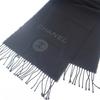Chanel Scarf Black Wool/cashmere Women