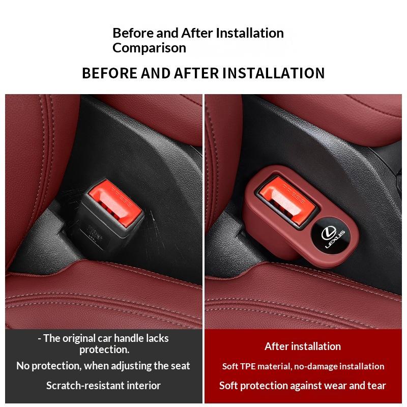 Suitable for Lexus ES300 RX330 RX300 GS300 IS250 CT200h NX RX LX GX GSseat Belt Socket Protector Plug Seat Car Interior Supplies