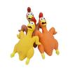 Резиновая курица Пляжные игры Игры на открытом воздухе Новинка Резиновая 12x21 см Игры на заднем дворе Прочный Устойчивый к укусам Милый Сжимаемый цыпленок