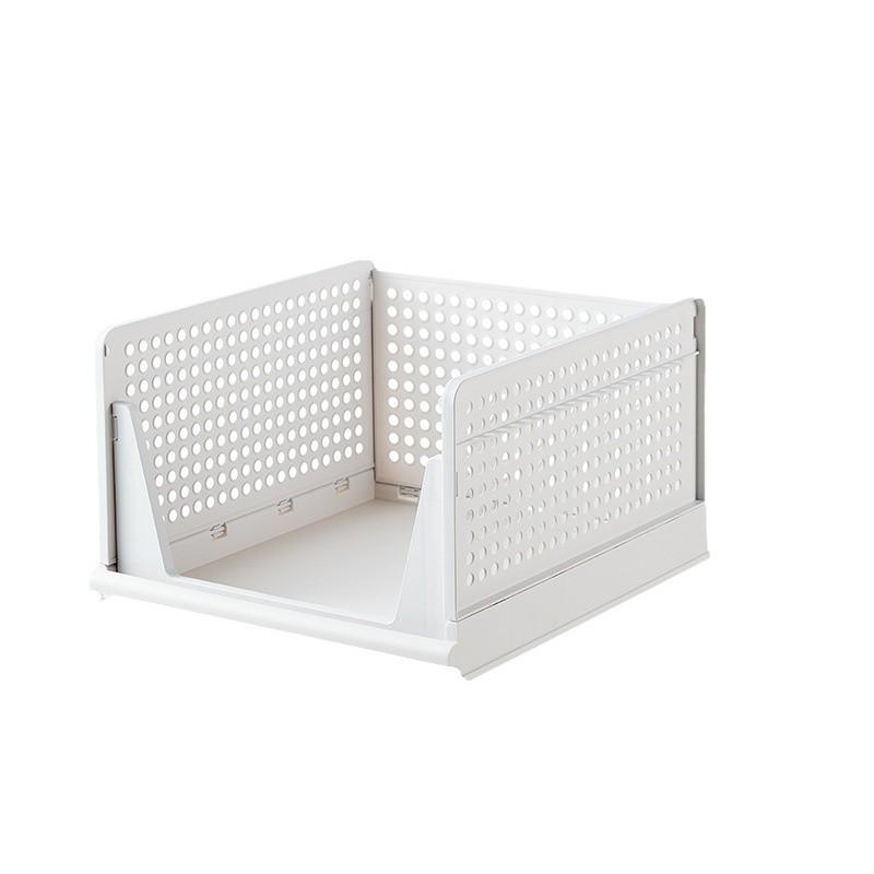 Multi-Model Plastic Clothing Folder: Drawer-Type Layered Storage Organizer with Built-in Shelf for Wardrobes
