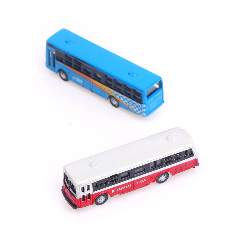 Scale 1/150 Metal Miniature Model Bus For Garden /Railway/Railroad/Train Layout/Toy Diy