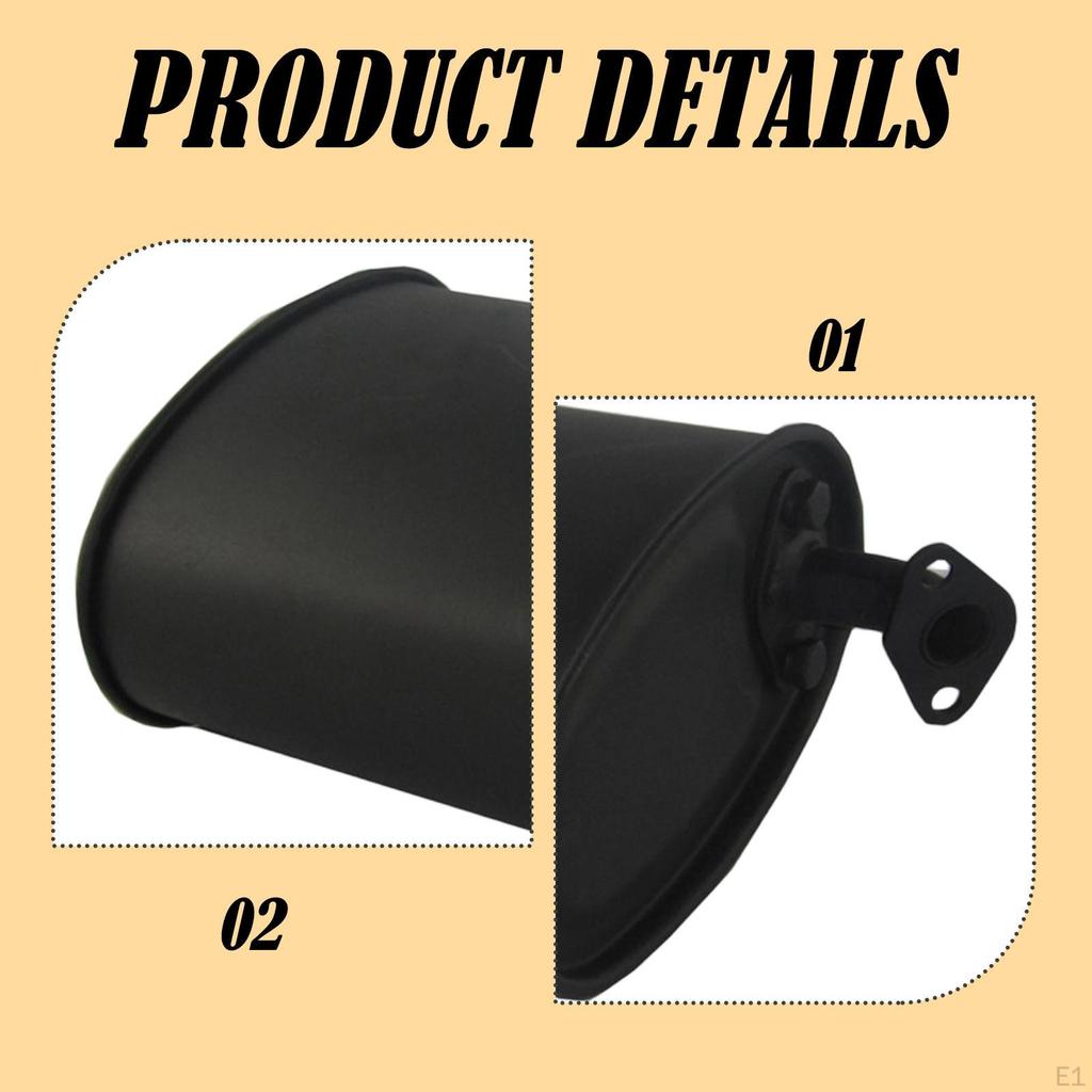 Generator Exhaust System Replacement Automobile Accessory Professional Metal 2kw To 3kw