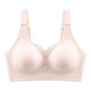 Traceless underwear women's summer thin breathable latex cup without steel ring soft support collection breast anti-sagging bra cover