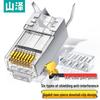 Shanze Cat6 Shielded 50U Gold-Plated RJ45 Connectors