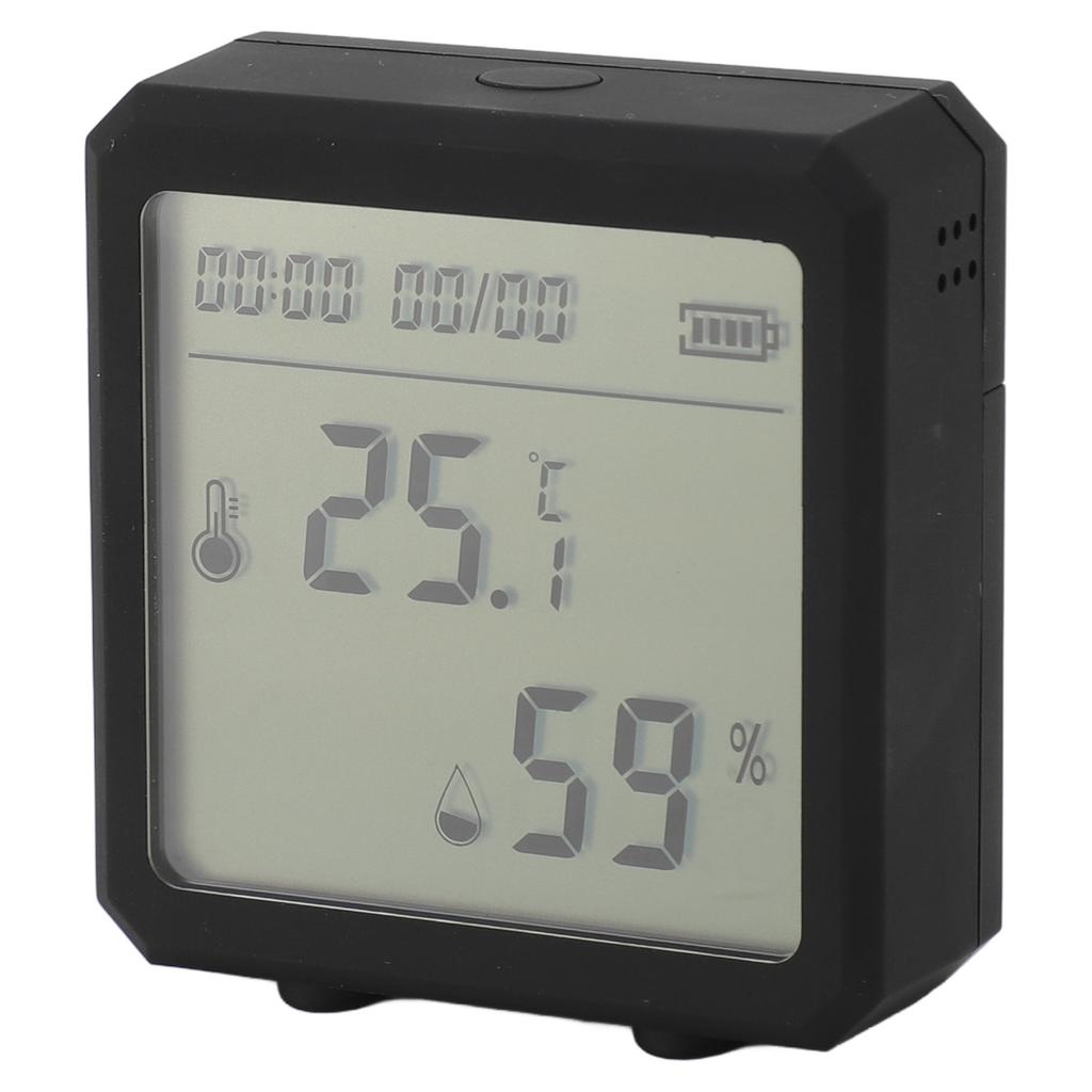 Temperature Humidity Meter LCD Display Wifi Alarm Function Voice Support Digital Hygrometer Thermometer for Indoor
