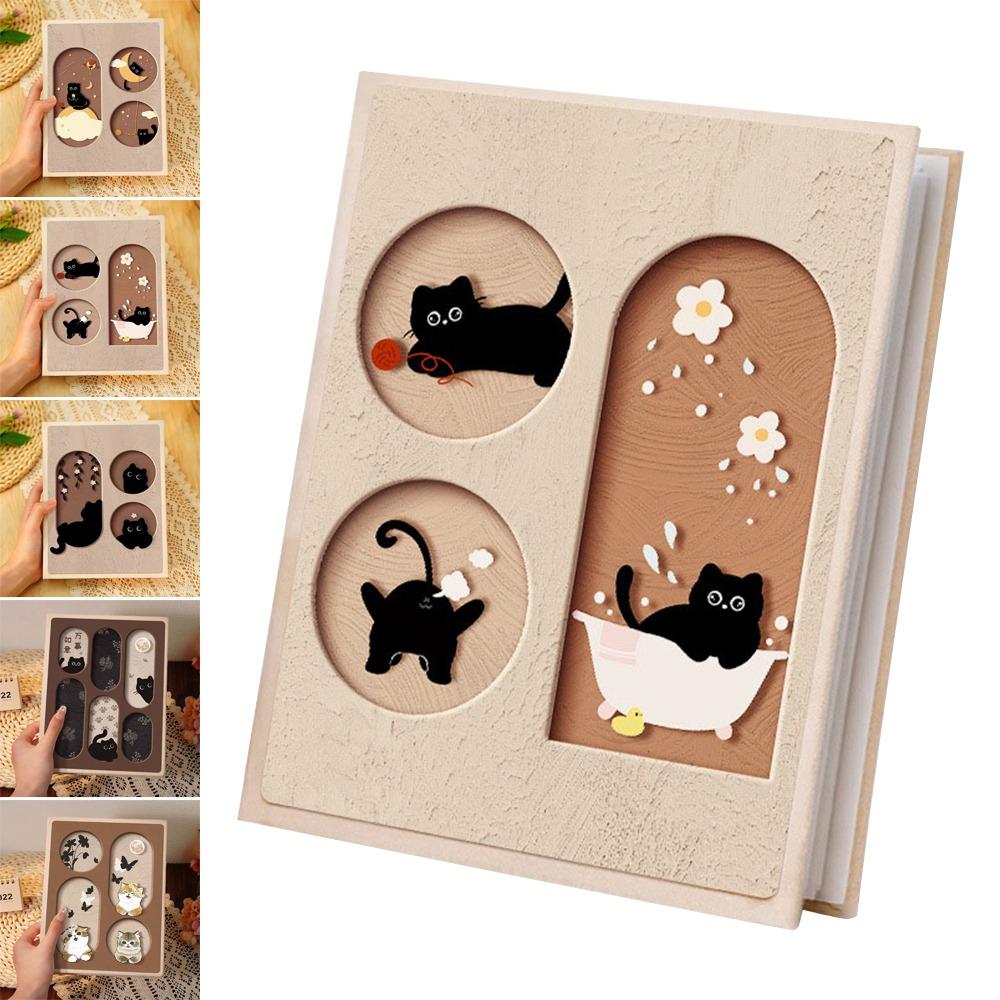 Luxury Design Photo Album Cat Themed Cover Idol Photo Card Holder Cute Card Collect Book