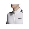adidas Essentials 3-Stripes Tricot Track Jacket White Black Men's EB3989