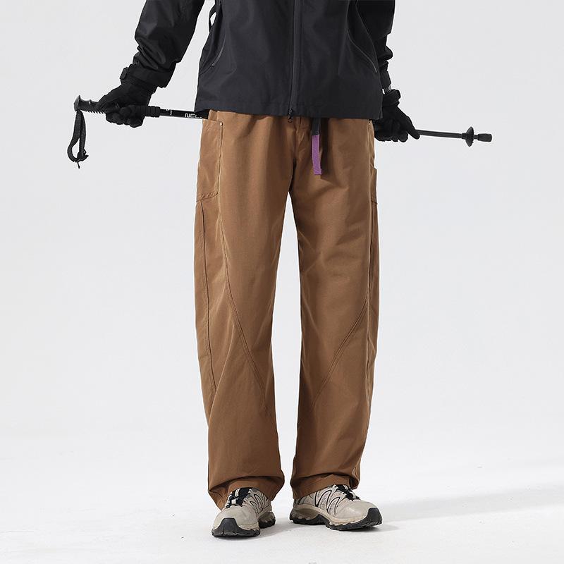 Autumn Wide-leg Casual Pants Men's Straight Thin Quick-drying Loose Sports Versatile Overalls