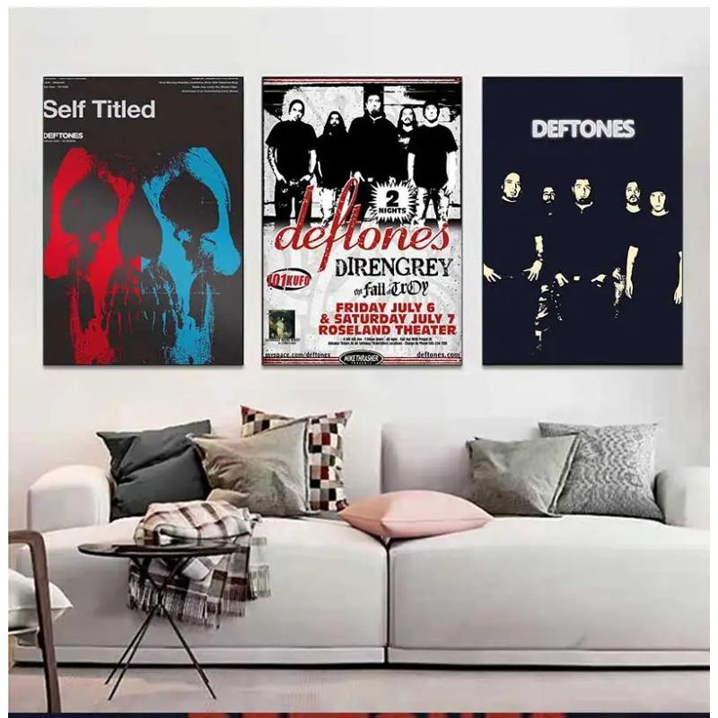 Deftones Wokalista Muzyka Album Płótno Malowanie Sztuka Nowoczesna Plakat Popularny Zespół Vintage Druk Obrazy Ścienne do Dekoracji Salonu