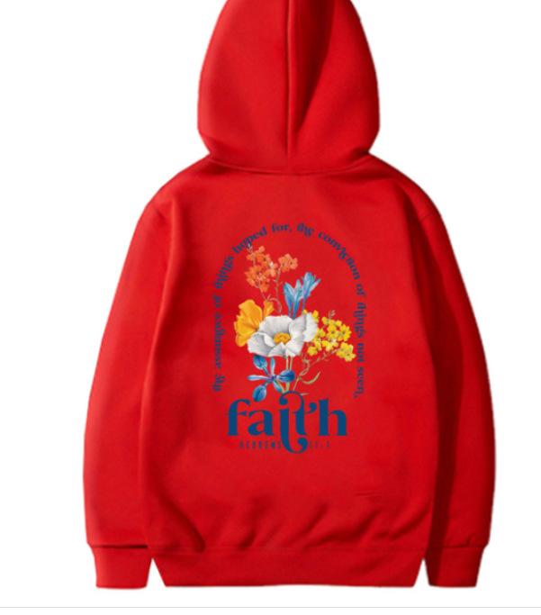 Autumn & Winter European-American Letter Print Hooded Sweatshirt - Women's Cotton Fashion
