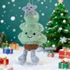 Christmas Tree Plush Toy With Snowflake And Star Decorations For Holiday Gift