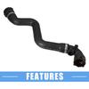 Radiator Coolant Hose Replace No.11531436407 for BMW 316Ci 2000-2005 Rubber Black